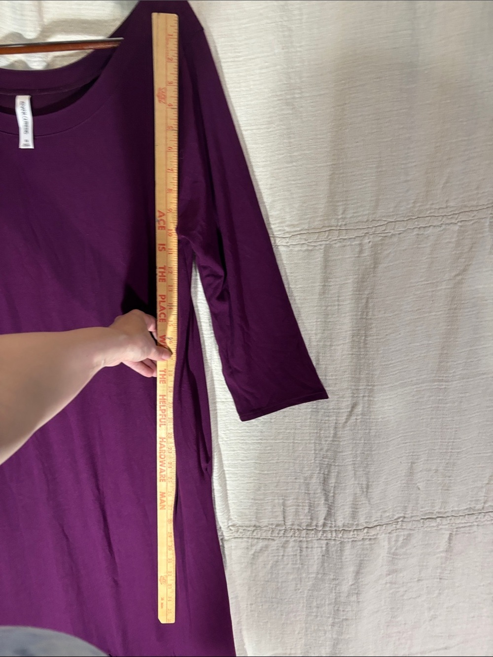 Zenana Outfitters Deep Purple Ruffle-Hem Maxi Dress w/ pockets - Picture 5 of 10